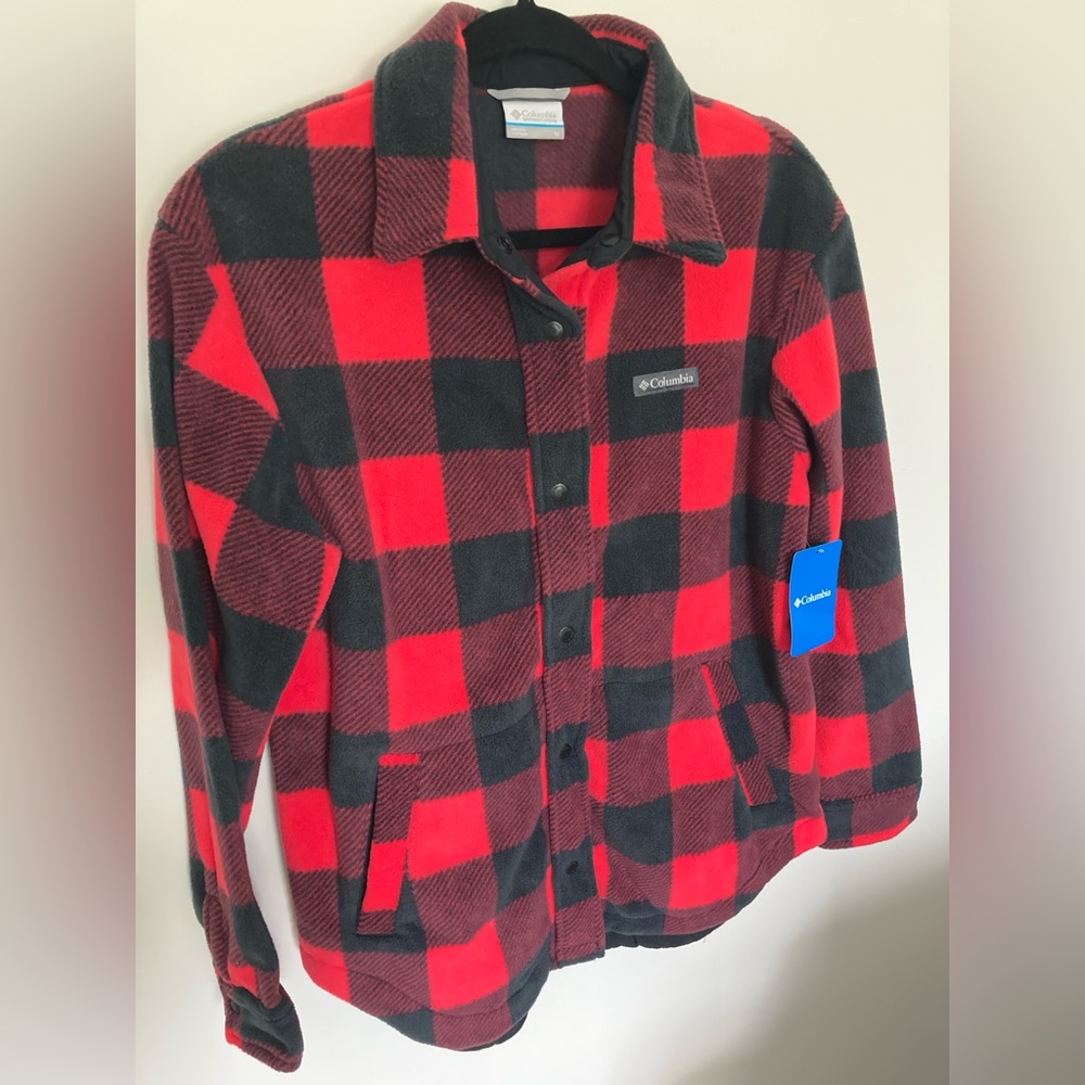 Women’s Columbia Benton Springs Fleece Shirt Jacket Size Medium